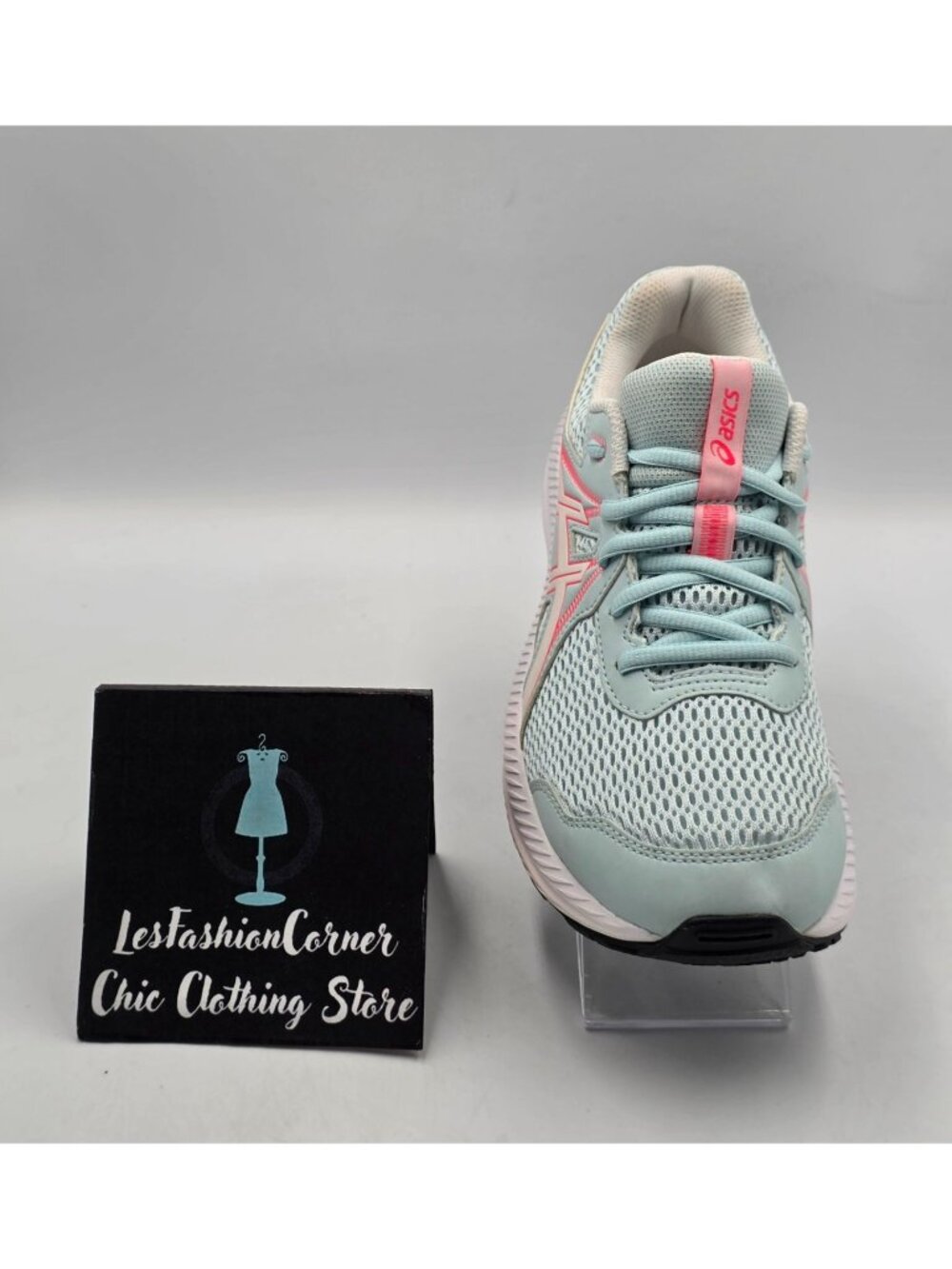 Asics Women's Aqua Pink Contend 7 Lightweight Running Shoes Size 7 3786 - Picture 14 of 16
